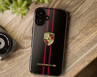 Nuova custodia robusta Porsche Racing per iPhone e Samsung - Doppia protezione
