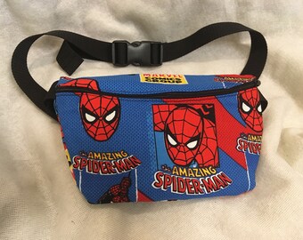 Spiderman Fanny Pack Bum Bag Theme Park Festival Kids Belt Bag Super Hero BFF Gift Kids Marvel Comics Universal