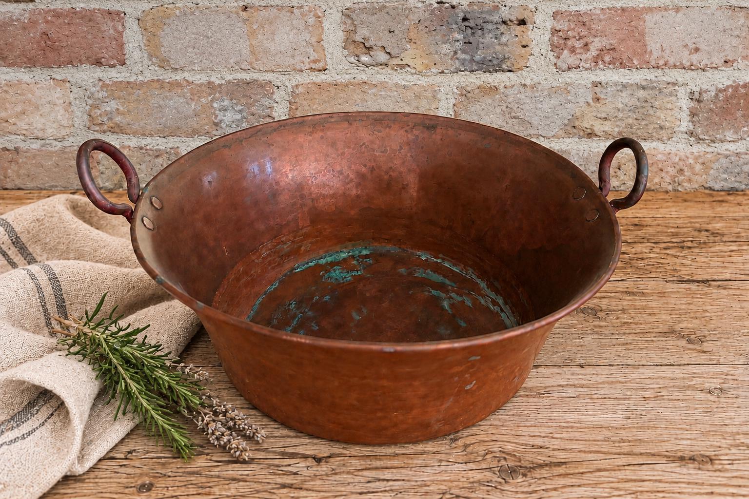 Antique French Copper Pot - Etsy