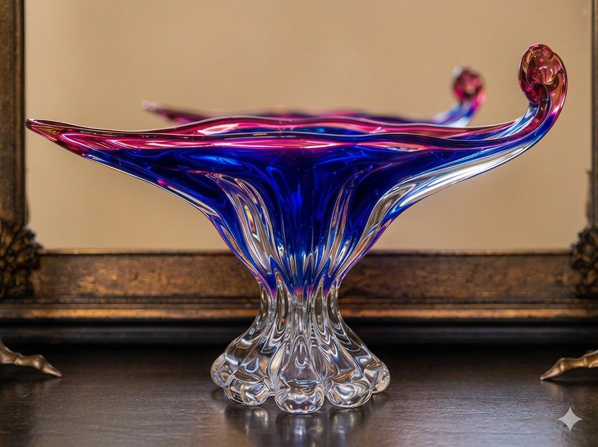 Pink Murano Vase - Etsy