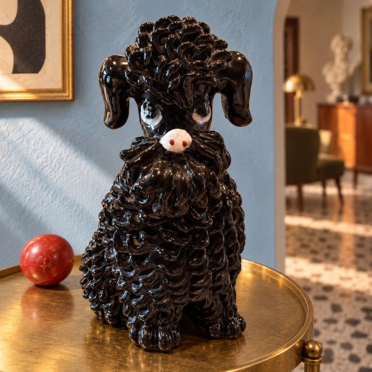 Italian Majolica Dog - Etsy