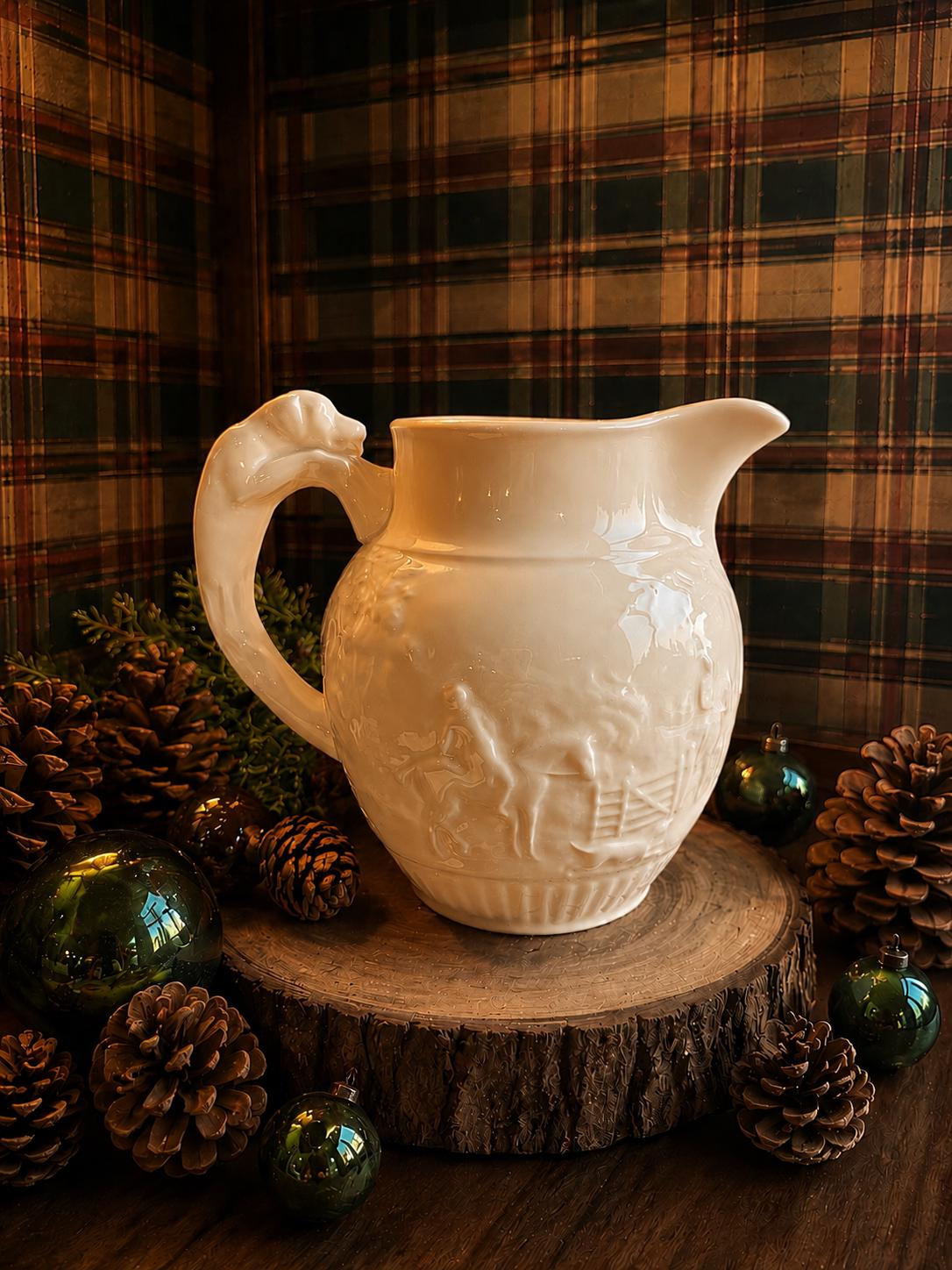 wedge wood壺 Wedgwood Hunting Jug - Etsy