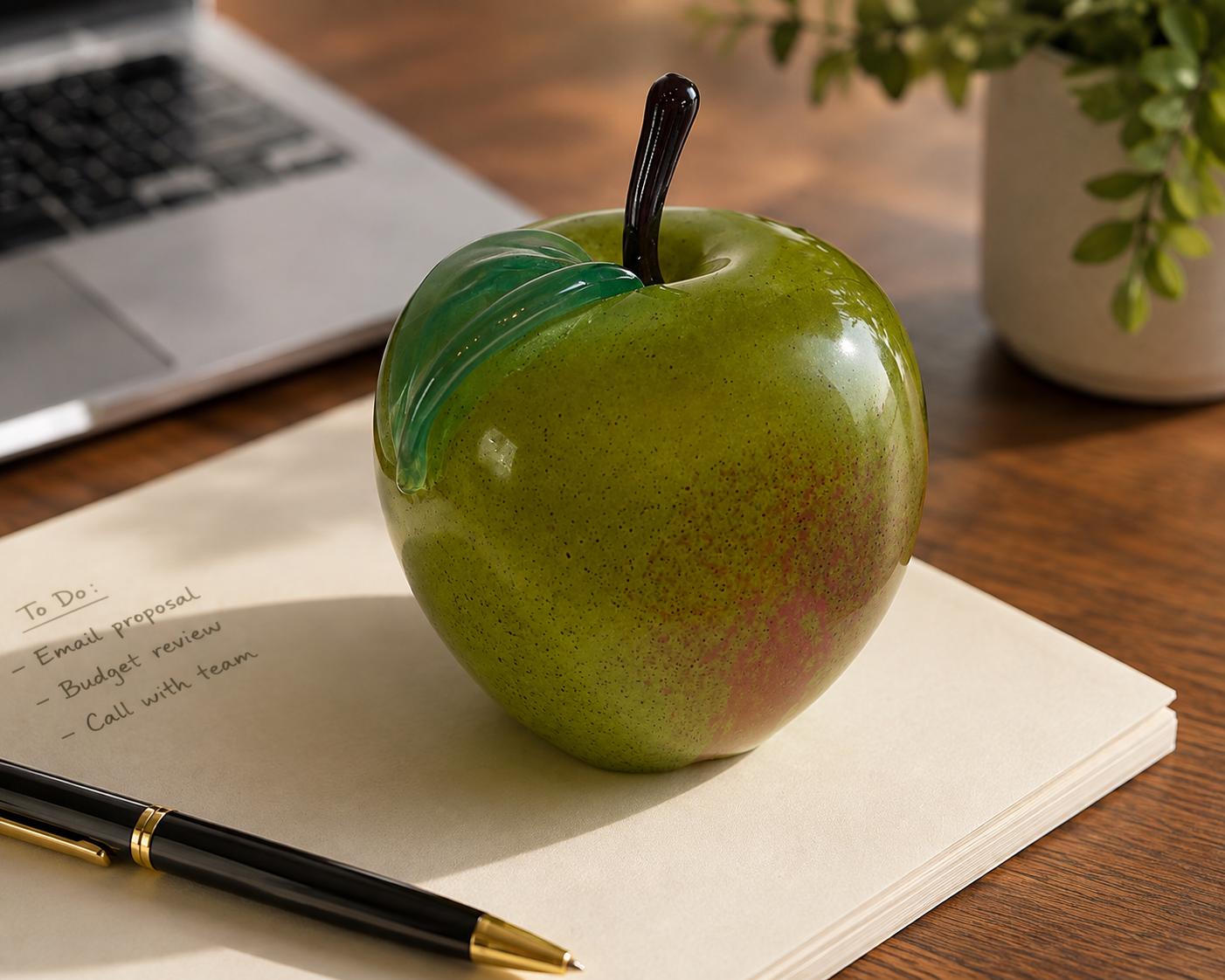 Apple Paperweight - Etsy