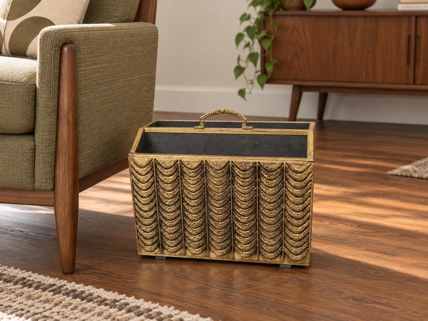 Wooden Antique Magazine Holder - Etsy