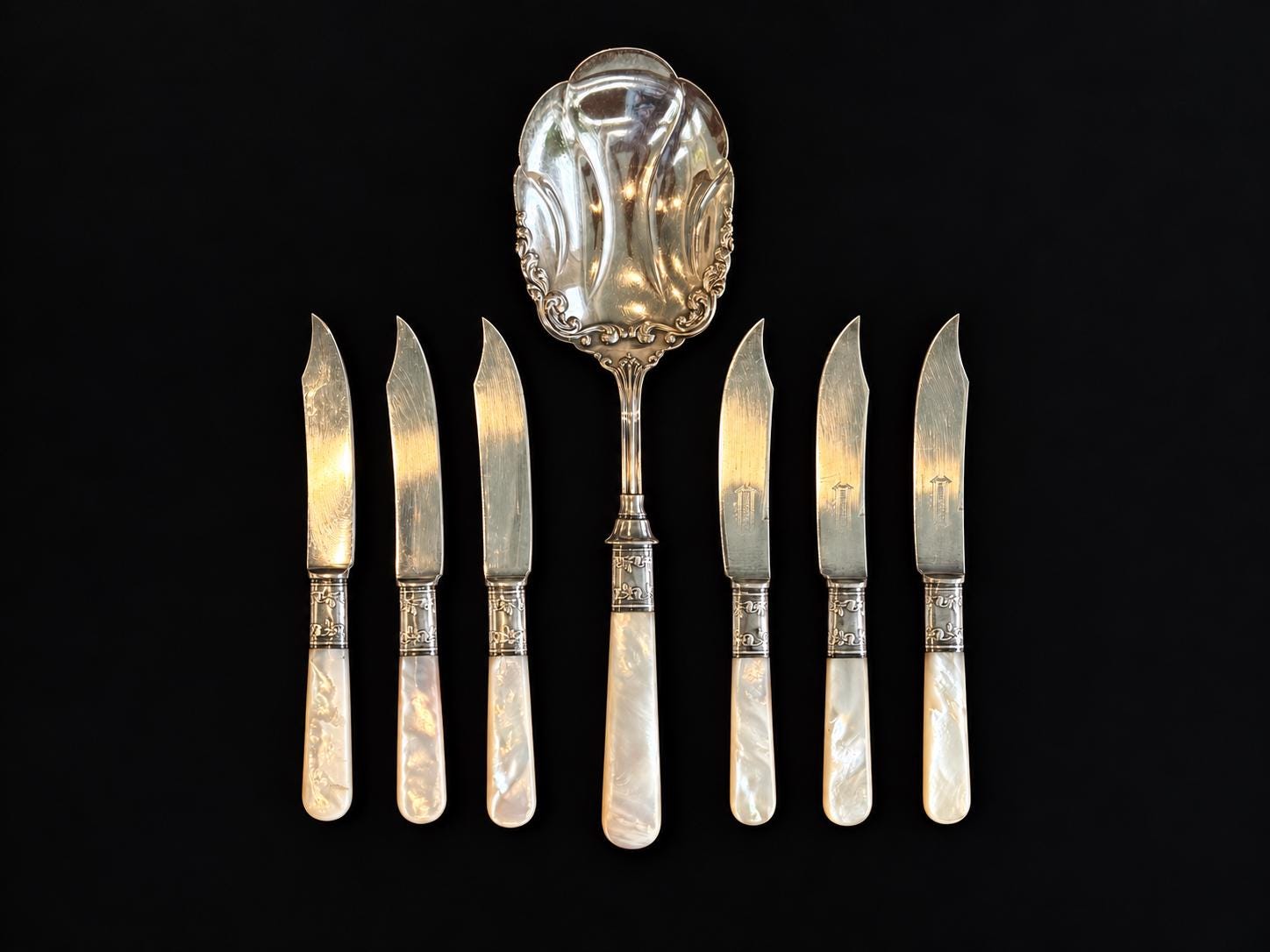 Antique Mother of Pearl Flatware - Etsy