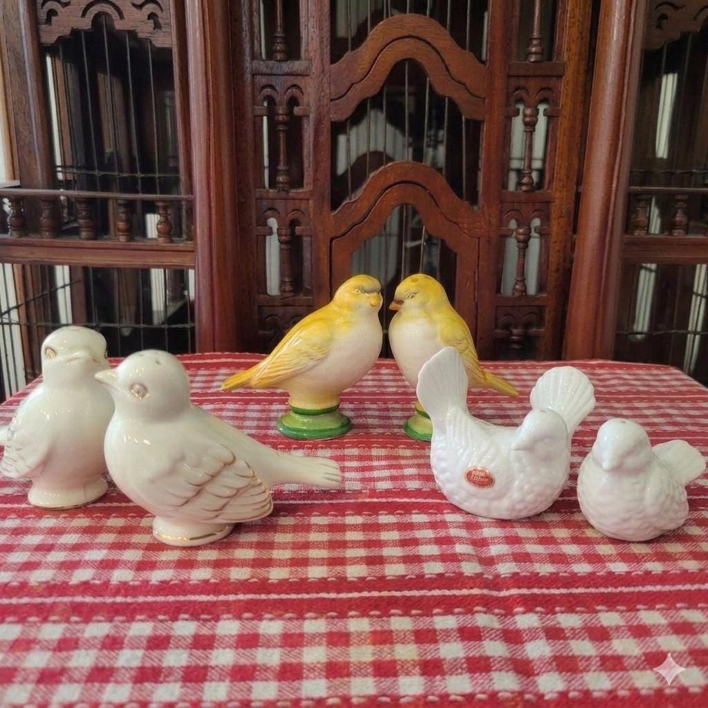 Japanese Vintage Ceramic Birds - Etsy