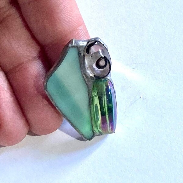 Stained Glass Ring Etsy