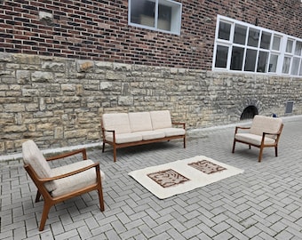 Ole Wanscher France and Son Sofa Armchair Seating Group