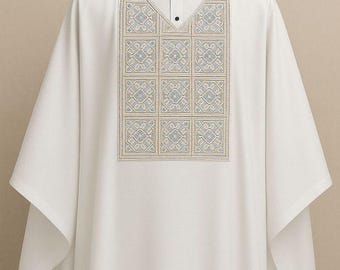 Wedding outfit, Men's African agbada, Embroidered Detail, Fabric Fashion