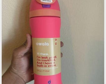 Owala 24 oz Insulated Water Bottle | Leakproof Flip Straw | 10 Colors