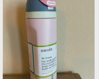 Owala 24 oz Insulated Water Bottle | Leakproof Flip Straw | 10 Colors