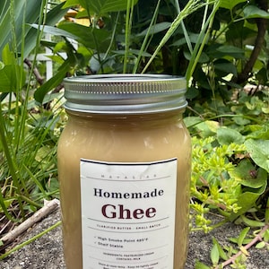 MayasJar Homemade Ghee - Small Batch Clarified butter