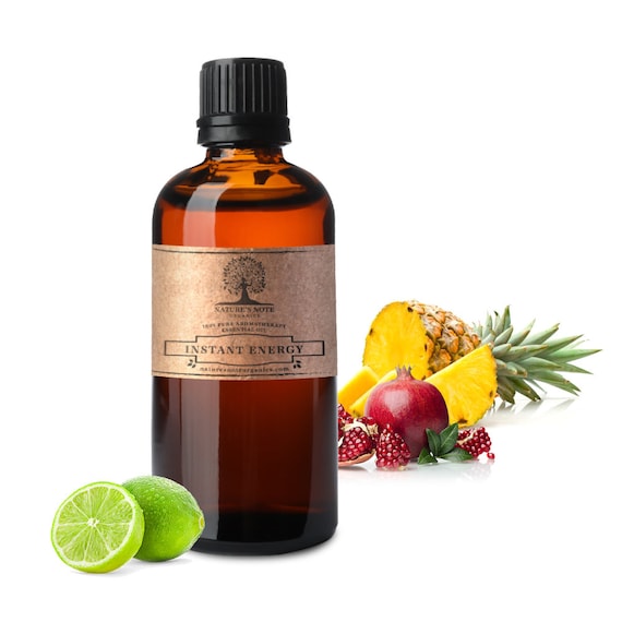 Instant Energy - 100% Pure Aromatherapy Grade Essential oil by Nature's Note Organics