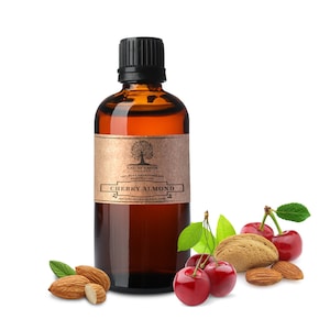 Cherry Almond Essential oil - 100% Pure Aromatherapy Grade Essential oil by Nature&#39;s Note Organics