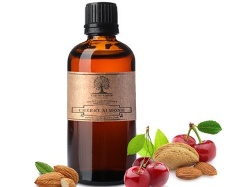 Cherry Almond Essential oil - 100% Pure Aromatherapy Grade Essential oil by Nature&#39;s Note Organics