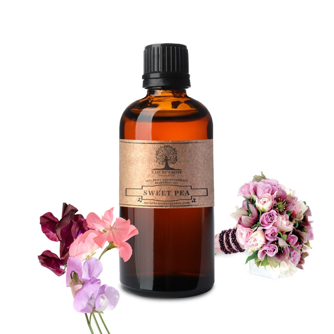 Sweet Pea Flower Perfume Oil Fragrance Scent Roll on Vegan Floral Flowers  Cologne Paraben-free Scented Skin Fragrant Aroma Aromatherapy 