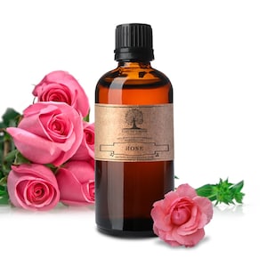 Rose - Aceite puro del grado de Aromatherapy del 100% por la nota Organics de la naturaleza