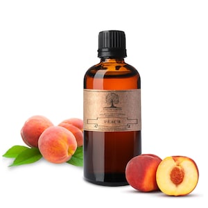 Peach Essential oil - 100% Pure Aromatherapy Grade Essential oil by Nature&#39;s Note Organics