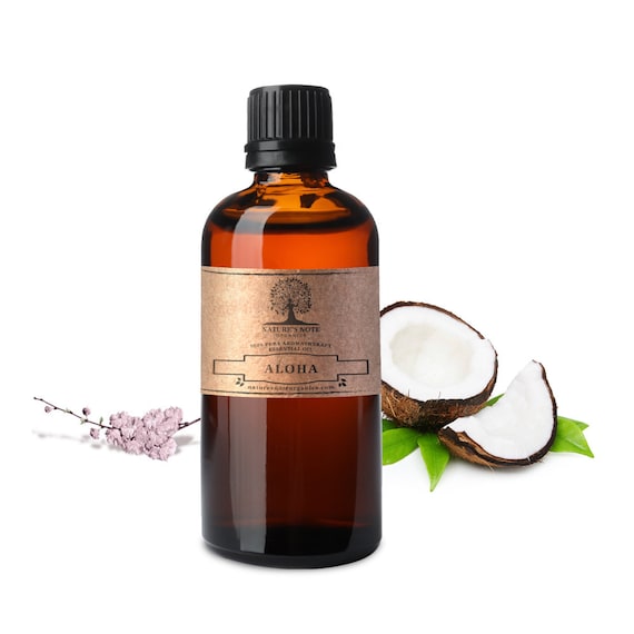 Aloha Essential Oil Blend: Tropical Aromatherapy, Coconut, Plumeria