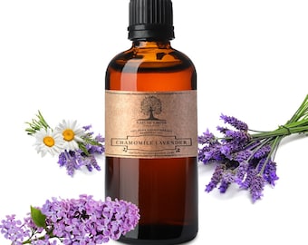 Organic Chamomile Lavender Essential Oil - Aromatherapy Grade