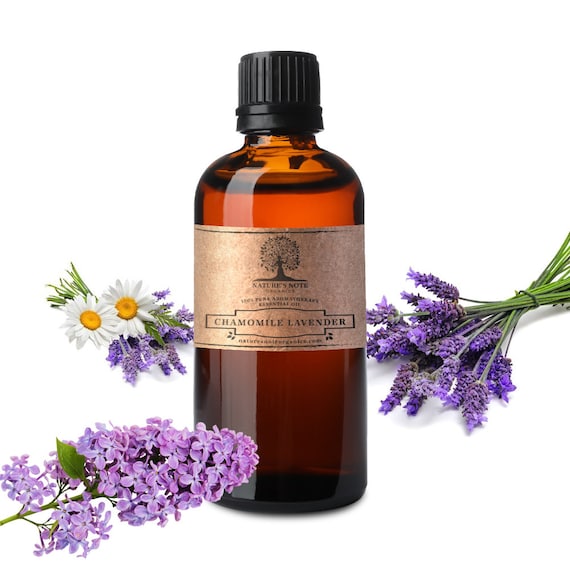 Organic Chamomile Lavender Essential Oil - Aromatherapy Grade