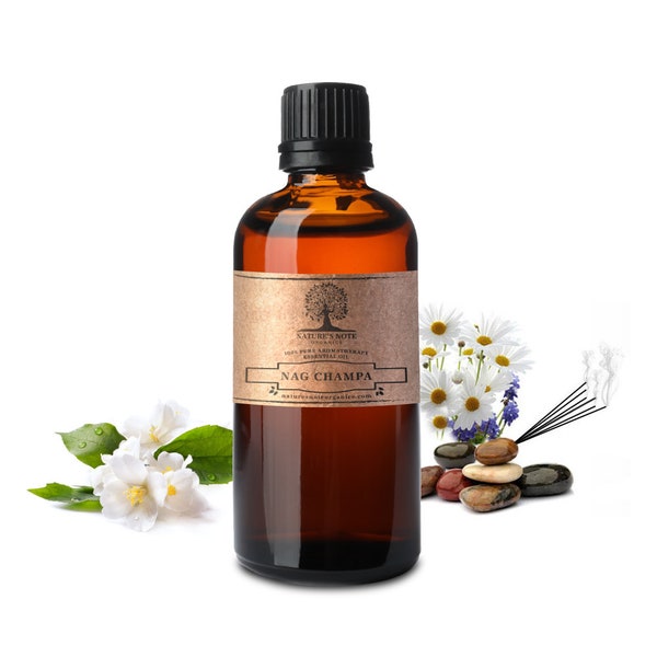 Nag Champa Ätherisches Öl - 100% reines Aromatherapieöl durch die Note der Natur Organics