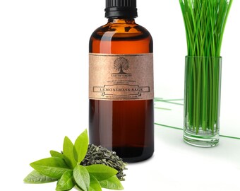 Lemongrass Sage - 100% Pure Aromatherapy Grade Essential oil by Nature's Note Organics