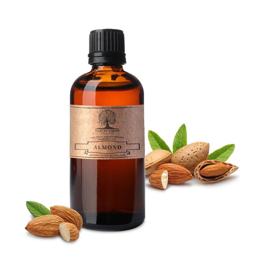 Almond Essential Oil - 100% Pure Aromatherapy Grade Essential oil by Nature's Note Organics