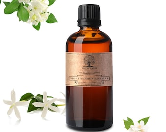 Aceite esencial de jazmín Blooming de noche - Aceite de grado puro de Aromaterapia 100% por Nature's Note Organics