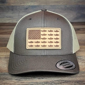 Fishing Hat | US Flag | Classic Trucker Hat