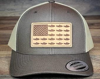 Fishing Hat | US Flag | Classic Trucker Hat