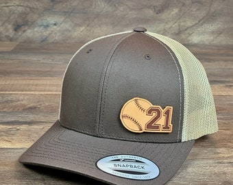Baseball + Jersey Number | Classic Trucker Hat
