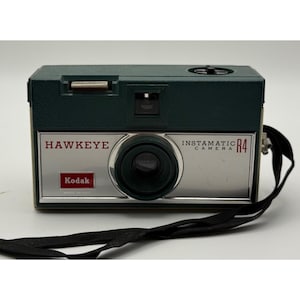Kodak Hawkeye Instamatic R4 Vintage Film Camera Flash Cube Compatible Untested