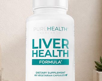 PUREHEALTH RESEARCH Liver Health Formula – Detox, Cleanse & Repair Formula with Artichoke Extract - Branded (Sealed)