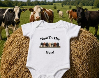 Nuevo body para bebé de la línea Herd / Cow Lineup
