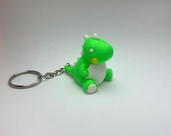Miniature Dinosaur Keychain – Adorable Dino Charm for Bags, Keys
