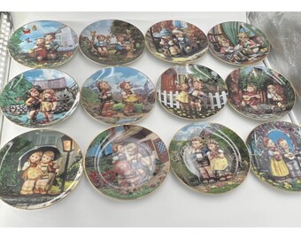 M.I. Hummel Danbury Mint Kleine Gefährten Limited Edition Porzellan Tellerchen