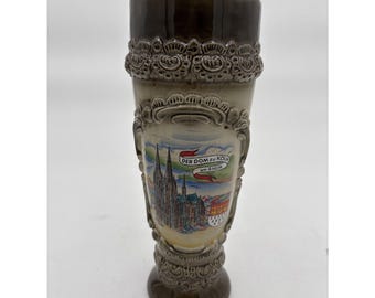 Caneca de cerveja alemã Gerzit Gerz vintage (Köln am Rhein)