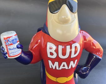BUD MAN 1993 Beer Stein - Anheuser-Busch Budweiser Collector's Edition Ex Unused