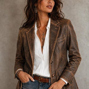 Roberto Cavalli Leather Jacket - Etsy