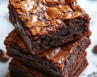 Chocolate Brownie Recipe PDF | Thick Fudgy Bakery Style Chocolate Brownies | Easy One‑Bowl Recipe Guide