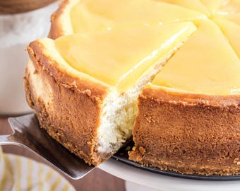 Lemon Cheesecake Recipe PDF | White Chocolate Lemon Cheesecake with Lemon Curd Topping | Creamy Lemon Dessert Guide