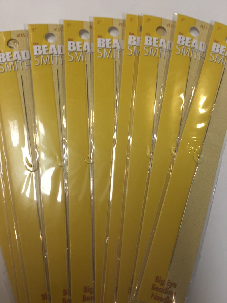 Beadsmith 5 Big Eye Needle Flexible Beading Needle Etsy