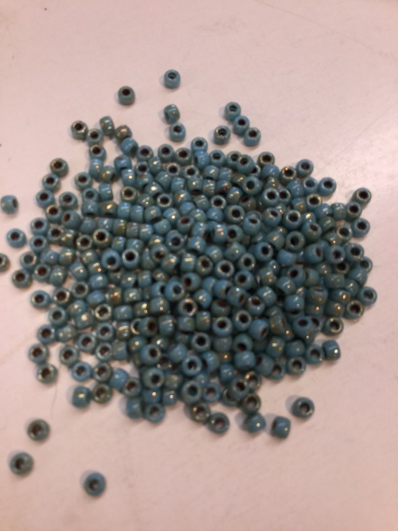 20 grs de Perles DE rocailles Jet Hématite Lustrée