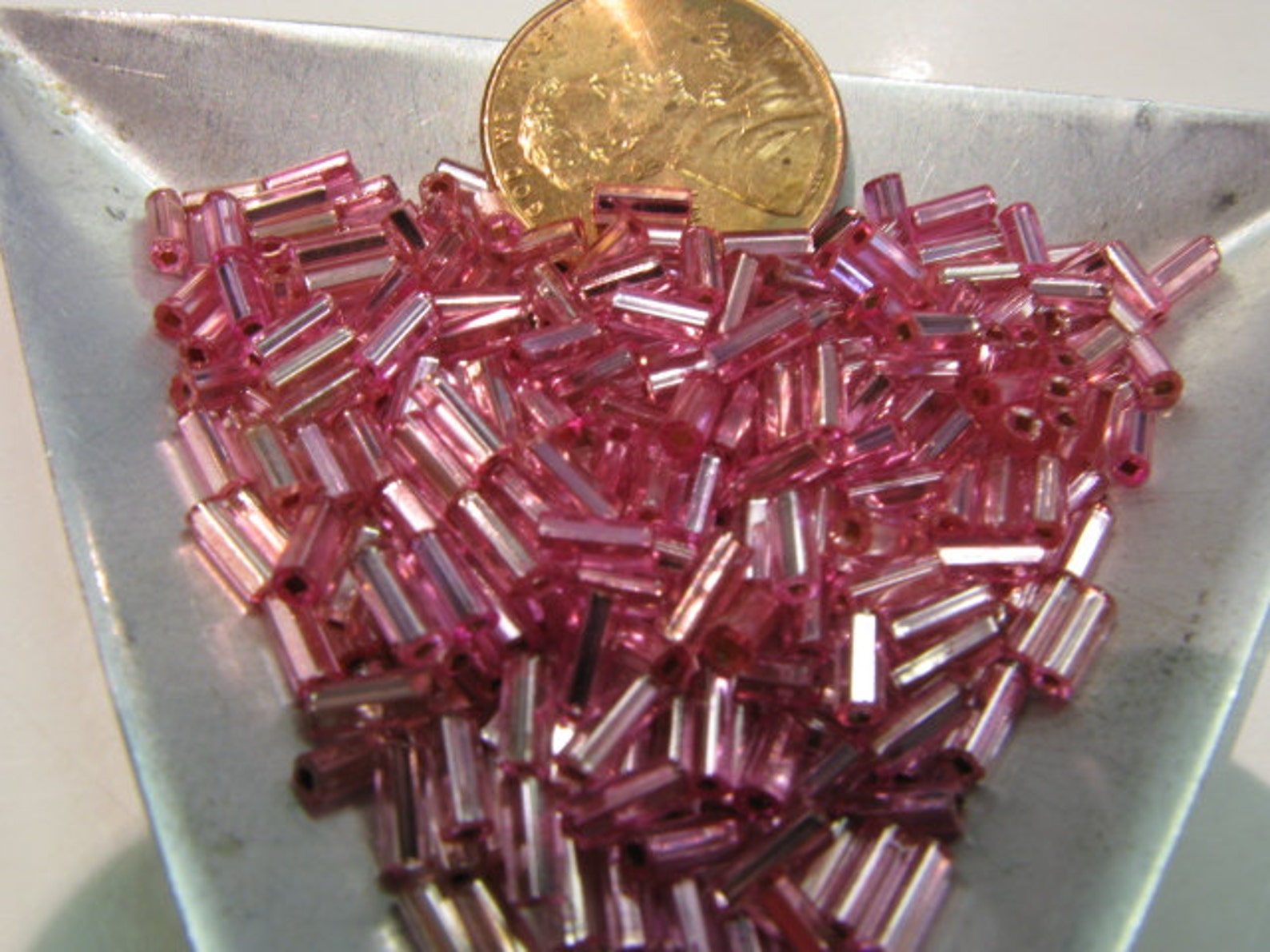 Bugle Bead Size 2 Bugle Bead Czech Bugle Bead 4mm X 2mm Etsy