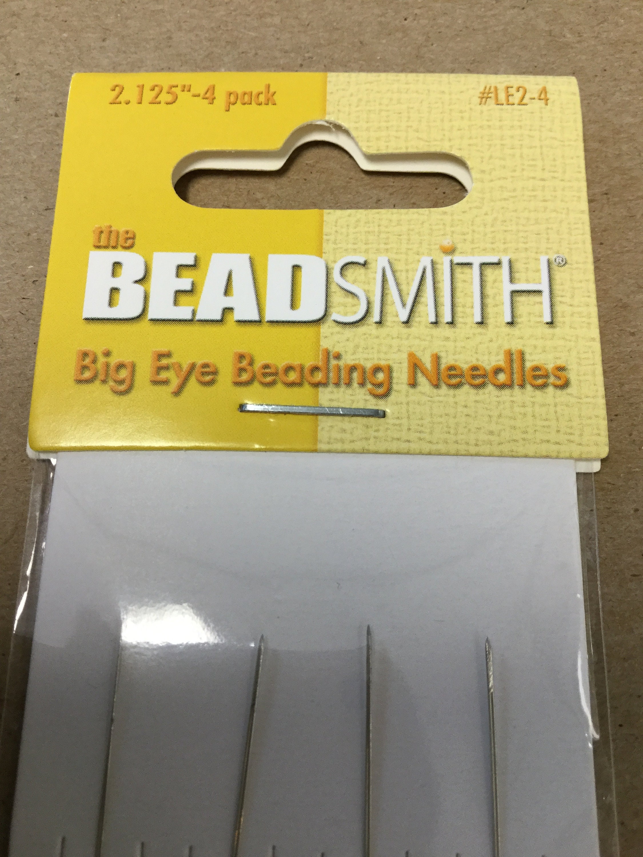 Large Eye Beading Needle 2 1/8 Flexible Wire Beading Etsy