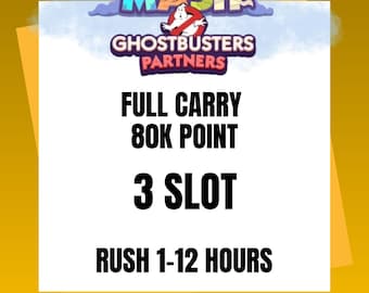 GHOSTBUSTERS PARTNERS Monopoly Go Event full carry 80k Point - 3 Slot [ fast work ]