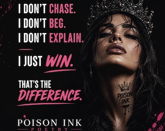 Ein original Poison Ink Poetry Zitat.