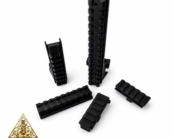 Picatinny-rail voor Nerf Stryfe | 3D-geprinte Nerf-accessoires | Tactische rails voor Nerf N-Strike Elite | Nerf-modificaties | Gemaakt in Italië