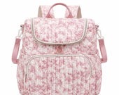 Backpack Sewing Pattern PDF | Quilted Diaper Bag Pattern | Baby Bag Sewing Pattern | Confident Beginner Bag Pattern | Instant Download PDF